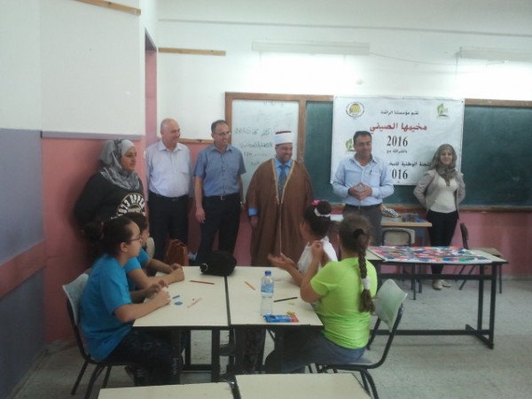 وزير الأوقاف والشؤون الدينية يزور مخيم " بسمة القدس الأول "