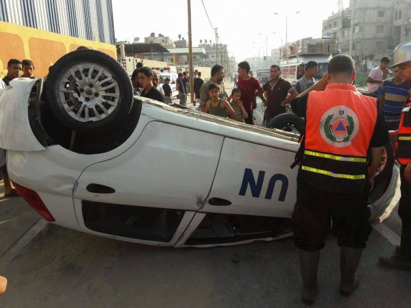 اصابتان بحادث سير في خانيونس جنوب القطاع