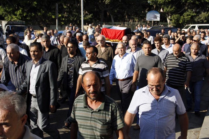 تشييع المناضل نمر حماد في بيروت