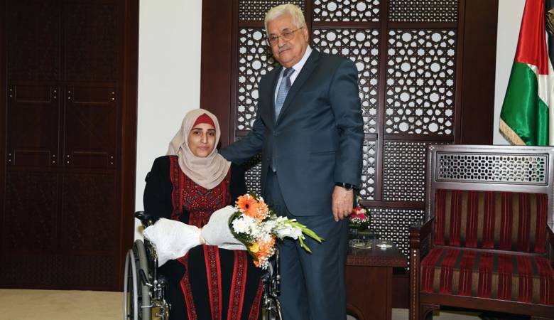 الجريحة أبو دقة: لقائي مع الرئيس أسعد يوم في حياتي