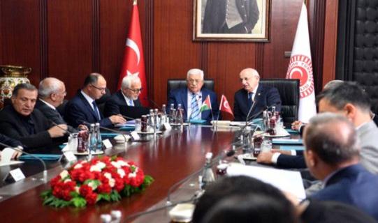 الرئيس يلتقي رئيس البرلمان التركي