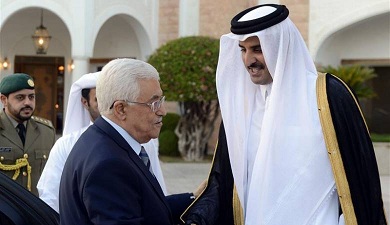 الرئيس يصل الدوحة ويقدم واجب العزاء بوفاة الأمير خليفة بن حمد