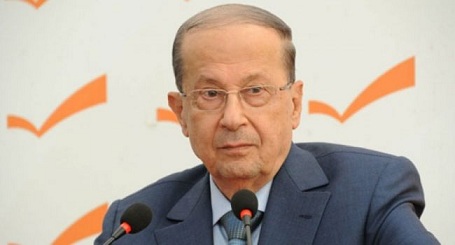 الرئيس يهنئ العماد ميشال عون بانتخابه رئيسا للبنان