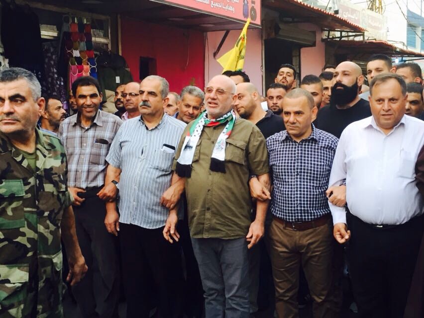 مسيرة حاشدة في مخيم البص إحياء لذكرى استشهاد الرئيس عرفات