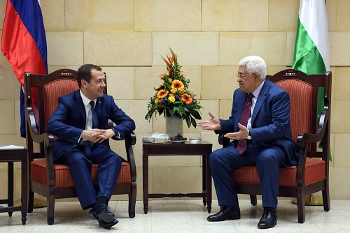 الرئيس يستقبل رئيس وزراء روسيا في أريحا