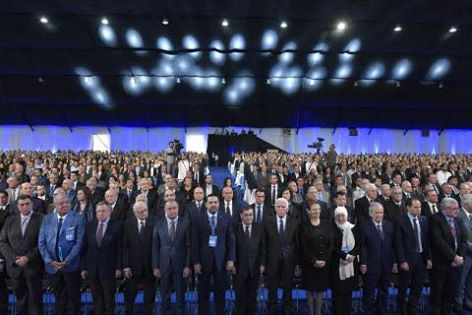 الاحمد مثل الرئيس محمود عباس في افتتاح مؤتمر تيار المستقبل