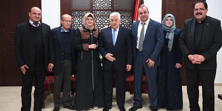 الرئيس يستقبل الطالبة أديان عقل