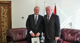 المالكي يودع رئيس مكتب تمثيل روسيا الاتحادية المعتمد لدى دولة فلسطين