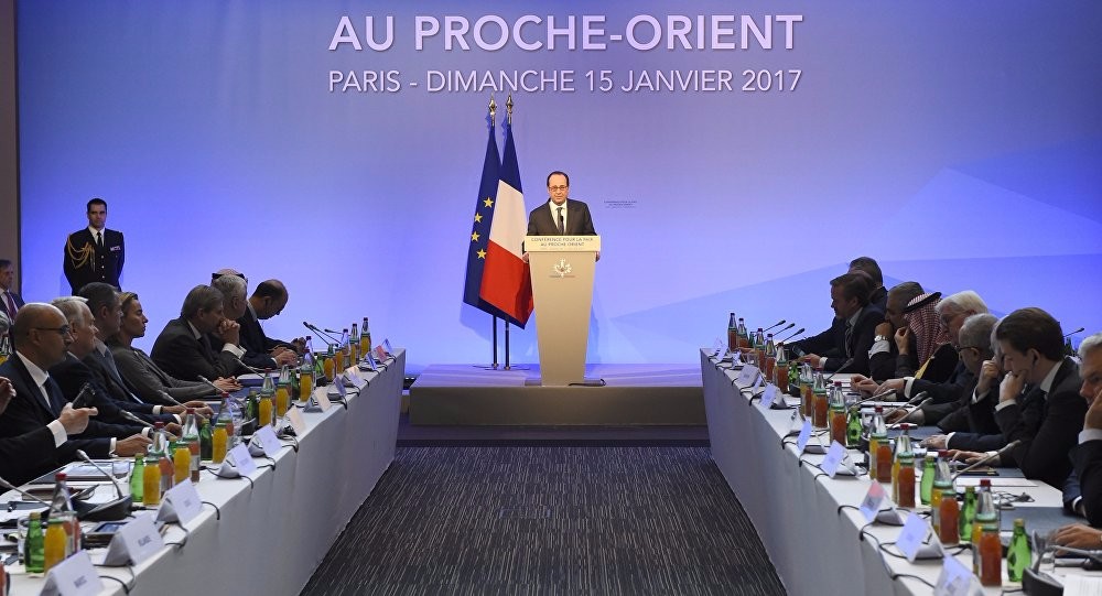 البيان الختامي لمؤتمر باريس يؤكد المرجعيات الدولية لعملية السلام