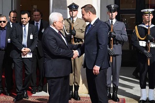 الرئيس يستقبل نظيره البولندي في مدينة بيت لحم