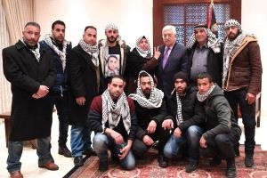 الرئيس يستقبل عائلة الشهيد العمور