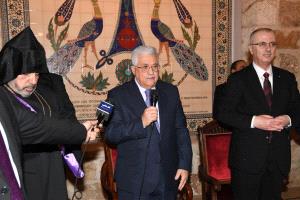 الرئيس يشارك في قداس عيد الميلاد المجيد حسب التقويم الأرمني