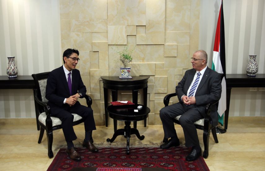 الحمد الله يبحث مع ممثل كوريا الجنوبية الجديد سبل تعزيز التعاون