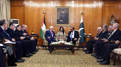 جلسة مباحثات بين الرئيس ونظيره الباكستاني