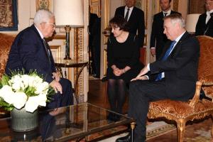 الرئيس يلتقي وزير الخارجية الفرنسي