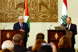 الرئيس في مؤتمر صحفي مع نظيره اللبناني: نحرص على بقاء شعبنا بمنأى عن صراعات المنطقة