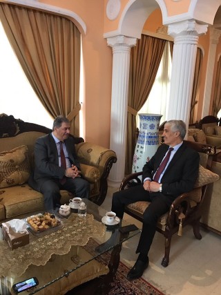 دبور يلتقي سفير الجزائر بوزيان