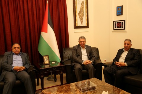 دبور يستقبل وفد من الجبهة الشعبية لتحرير فلسطين- القيادة العامة