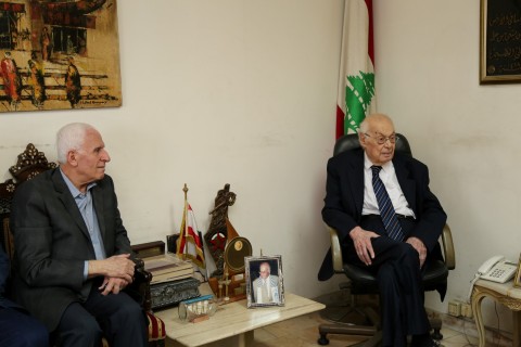 الاحمد يلتقي دولة الرئيس سليم الحص