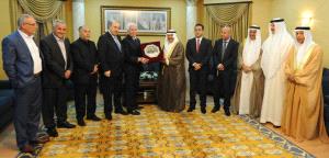 الأحمد يجتمع برئيس شورى البحرين والأخير يؤكد أهمية مساندة قضية فلسطين