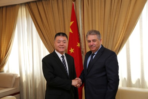 دبور يلتقي السفير الصيني في لبنان