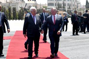 الملك عبد الله في رام الله... القدس تنتصر