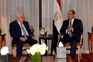 الرئيس يجتمع مع نظيره المصري