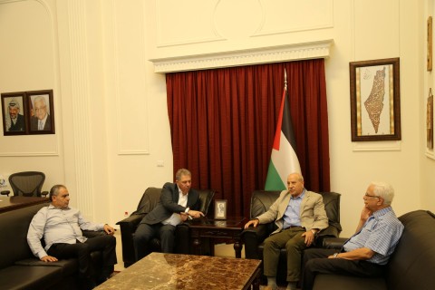 دبور يلتقي قيادة الجبهة الديمقراطية في لبنان