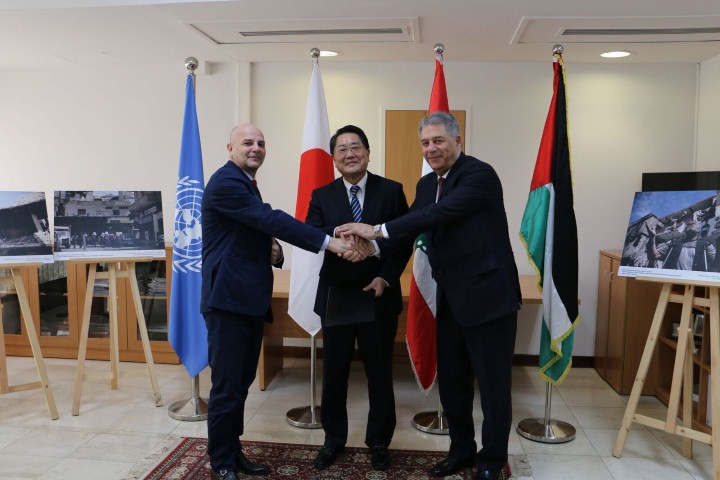 اليابان تساهم بـ 3 ملايين دولار لدعم استجابة الأونروا الإنسانية