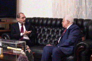 الرئيس يستقبل وزير الخارجية الأردني