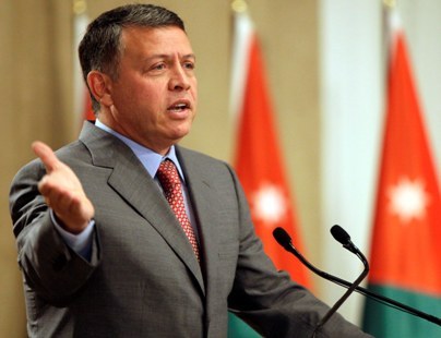 العاهل الأردني يؤكد استمرار دعم بلاده لإقامة الدولة الفلسطينية المستقلة