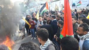 إصابات خلال قمع الاحتلال المسيرات الغاضبة لقرار ترامب في مختلف محافظات الوطن