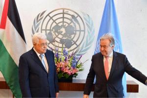 الرئيس يلتقي الأمين العام للأمم المتحدة