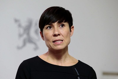 الرئيس يتلقى اتصالا هاتفيا من وزيرة خارجية النرويج