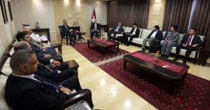 الحمد الله يستقبل رئيس الاتحاد الآسيوي لكرة القدم