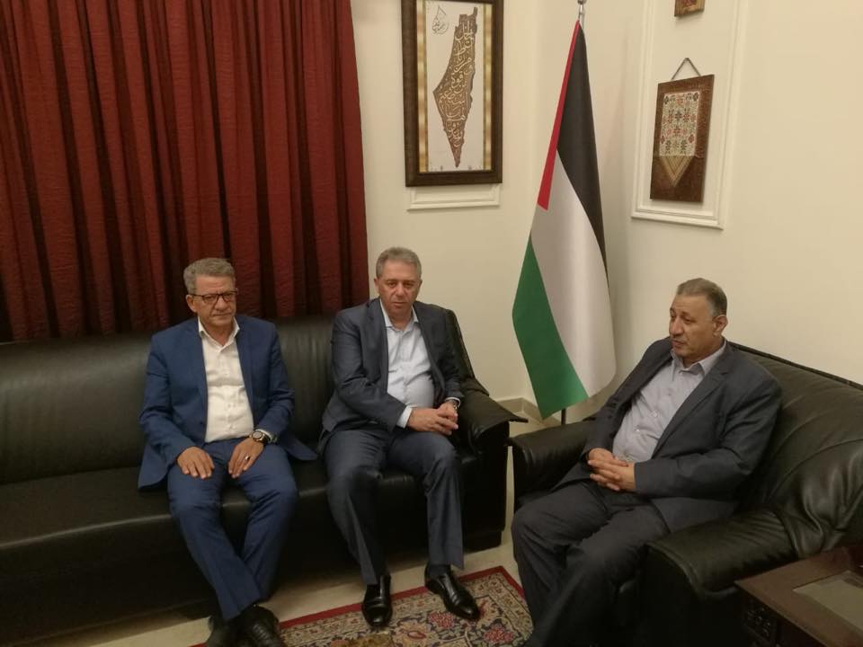 دبور يستقبل مسؤول القيادة العامة في لبنان