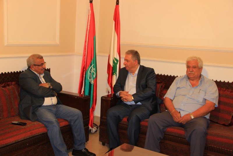 دبور يلتقي النائب اسامة سعد