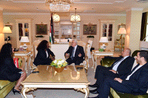 الرئيس يستقبل أمين عام الفيفا في مقر إقامته في موسكو