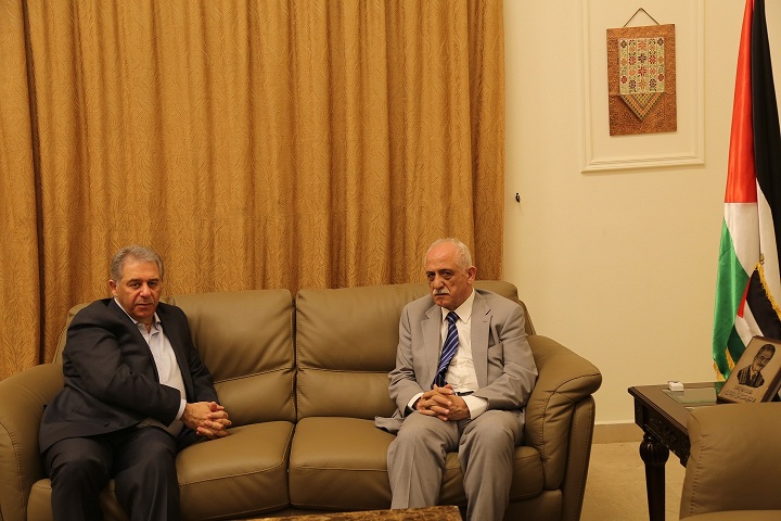 دبور يستقبل النائب اللبناني محمد القرعاوي