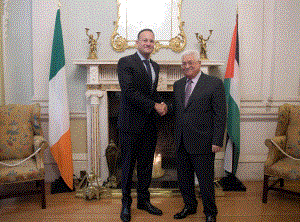 الرئيس يستقبل رئيس الوزراء الايرلندي