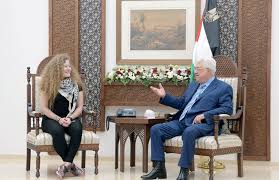 الرئيس يستقبل عهد التميمي