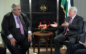 الرئيس يستقبل وزير خارجية البحرين