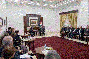 الرئيس يستقبل وفدا من منظمة "جي ستريت" الأميركية