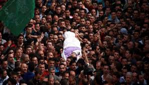 تشييع جثمان الشهيد محمد بشارات في طمون