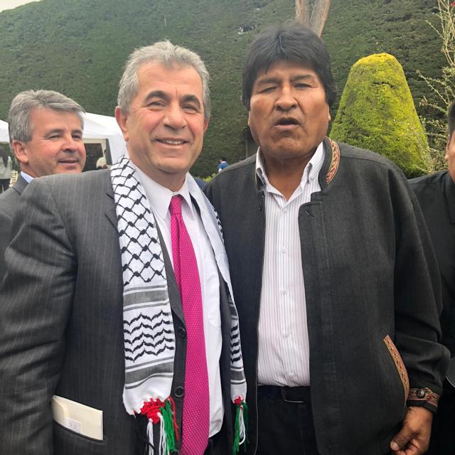 الرئيس البوليفي يؤكد دعم بلاده الثابت والدائم لحقوق شعبنا