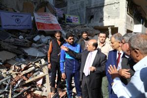 الحساينة: ندعو الجهات المانحة لإعادة اعمار ما دمره العدوان الإسرائيلي الأخير على غزة