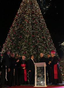 إضاءة شجرة الميلاد في ساحة المهد ببيت لحم