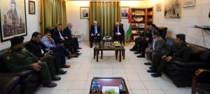 الحمد الله يطلع على التحضيرات والاستعدادات الجارية لتأمين احتفالات اعياد الميلاد المجيدة