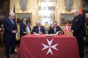 الرئيس يلتقي رئيس منظمة فرسان مالطا