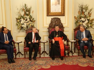 التميمي يلتقي  البطريرك الماروني الكاردينال الراعي